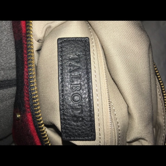 Talbots black and red checkered clutch - Picture 4 of 4